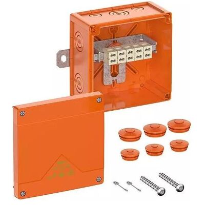 Spelsberg, Abzweigdose, Kabelabzweigkasten WKE 4-Duo 5 x 6qmm Dose, Gehäuse für Montage auf der Wand/Decke 401390 Spelsberg, Abzweigdose, Kabelabzweigkasten WKE 4-Duo 5 x 6qmm Dose, Gehäuse für Montage auf der Wand/Decke 401390