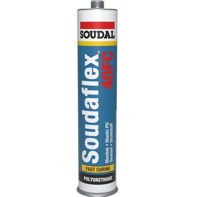 Soudal, Dichtmittel, Soudaflex 40FC PU-Dichtstoff 310 ml weiß (MDI) (Weisse, 310 ml) Soudal, Dichtmittel, Soudaflex 40FC PU-Dichtstoff 310 ml weiß (MDI) (Weisse, 310 ml)