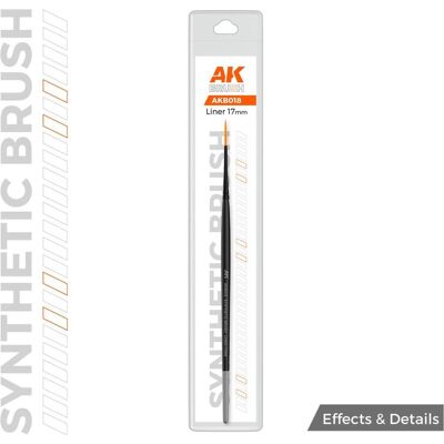 AK Interactive, Pinsel, AK SYNTHETIC BRUSH - LINER 17mm (17 mm) AK Interactive, Pinsel, AK SYNTHETIC BRUSH - LINER 17mm (17 mm)