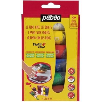 Pébéo 6 Primärfarben Aquarell - Künstler-Set - 6 x 20 ml Pébéo 6 Primärfarben Aquarell - Künstler-Set - 6 x 20 ml