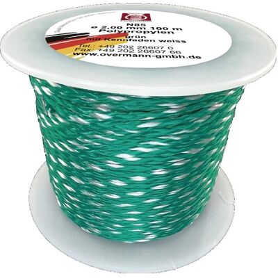 Overmann Maurer Seil - Grün - 2mm - 100m - Bauleiterseil Overmann Maurer Seil - Grün - 2mm - 100m - Bauleiterseil