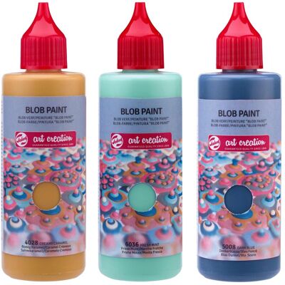 Talens, Künstlerfarbe + Bastelfarbe, Blob Paint Mint, 3 Stk. (80 ml) Talens, Künstlerfarbe + Bastelfarbe, Blob Paint Mint, 3 Stk. (80 ml)