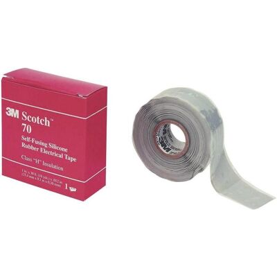 3M Scotch 70 Selbstverschweißendes Silikonkautstoffband - 25mm x 9m 3M Scotch 70 Selbstverschweißendes Silikonkautstoffband - 25mm x 9m