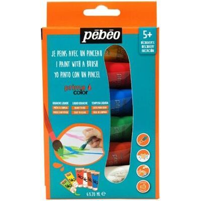 Pebeo, Künstlerfarbe + Bastelfarbe, Primacolor Entdeckungsset 6 Tuben (20 ml) Pebeo, Künstlerfarbe + Bastelfarbe, Primacolor Entdeckungsset 6 Tuben (20 ml)