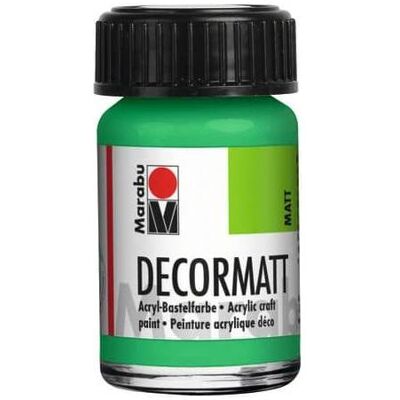 Marabu, Künstlerfarbe + Bastelfarbe, Decormatt Acryl hellgrün (15 ml) Marabu, Künstlerfarbe + Bastelfarbe, Decormatt Acryl hellgrün (15 ml)