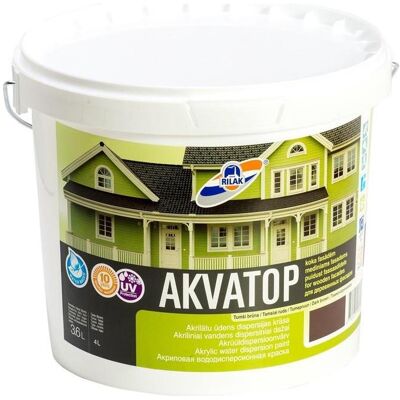 Rilak, Künstlerfarbe + Bastelfarbe, Paint Akvatop Dark Brown 3.6l (3600 ml) Rilak, Künstlerfarbe + Bastelfarbe, Paint Akvatop Dark Brown 3.6l (3600 ml)
