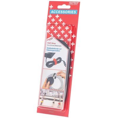 Fastech, Klettband, Klett-Kabelbinder ETN 10 mm x 5 m, Schwarz (10 mm) Fastech, Klettband, Klett-Kabelbinder ETN 10 mm x 5 m, Schwarz (10 mm)