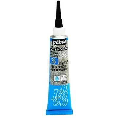 Pebeo, Künstlerfarbe + Bastelfarbe, Setacolor 3D Glitter Effekt (20 ml) Pebeo, Künstlerfarbe + Bastelfarbe, Setacolor 3D Glitter Effekt (20 ml)
