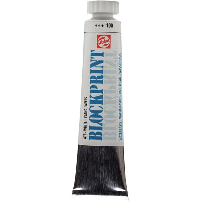 Künstlerfarbe + Bastelfarbe, Talens Blockdruck Tube 20ml Weiss 100 (20 ml) Künstlerfarbe + Bastelfarbe, Talens Blockdruck Tube 20ml Weiss 100 (20 ml)