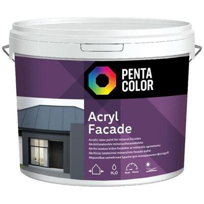 Pentacolor, Künstlerfarbe + Bastelfarbe, Facade Paint Acryl Fasad W (10000 ml) Pentacolor, Künstlerfarbe + Bastelfarbe, Facade Paint Acryl Fasad W (10000 ml)
