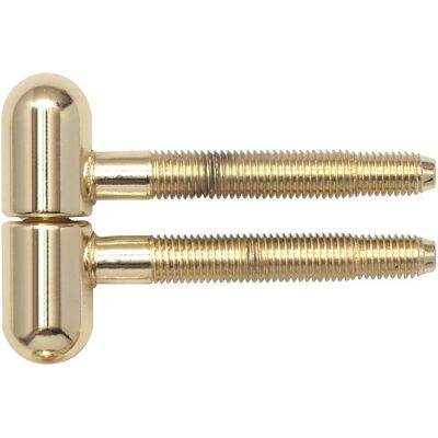 SFS, Türband, Einbohrband Türband 3-fach ø16mm Rundkopf Stahl galnzvermessingt SFS, Türband, Einbohrband Türband 3-fach ø16mm Rundkopf Stahl galnzvermessingt