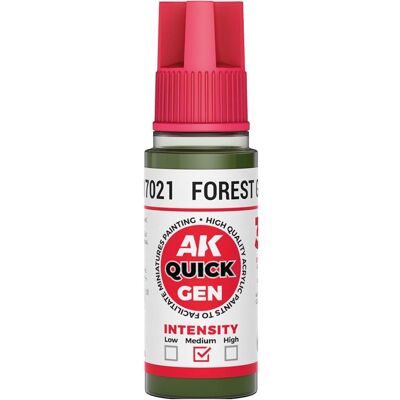 AK Interactive, Künstlerfarbe + Bastelfarbe, Pot de Quick Gen - Forest Green (18 ml) (18 ml) AK Interactive, Künstlerfarbe + Bastelfarbe, Pot de Quick Gen - Forest Green (18 ml) (18 ml)