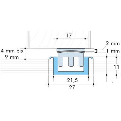 Alumat, Türdichtung, Magnet-T+AMMAvA-rschwellen Alumat, Türdichtung, Magnet-T+AMMAvA-rschwellen