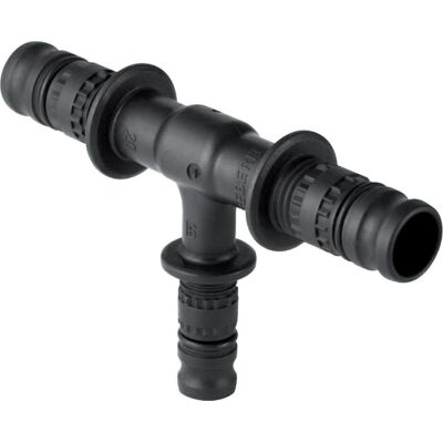 Geberit Rohrverbindungstechnik, Mepla Pressfitting T-Stck Kunststoff 32 x 20 x 32 mm 624.317.00.5 (T-Verbindung) Geberit Rohrverbindungstechnik, Mepla Pressfitting T-Stck Kunststoff 32 x 20 x 32 mm 624.317.00.5 (T-Verbindung)