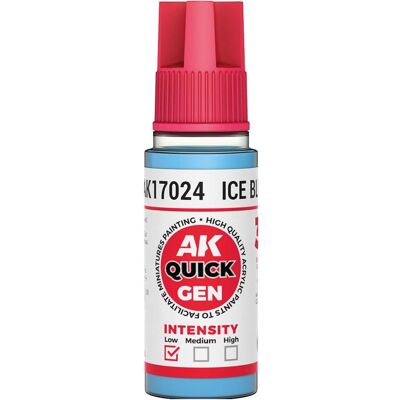 AK Interactive, Künstlerfarbe + Bastelfarbe, Pot de Quick Gen - Ice Blue (18 ml) (18 ml) AK Interactive, Künstlerfarbe + Bastelfarbe, Pot de Quick Gen - Ice Blue (18 ml) (18 ml)