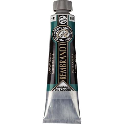 Talens, Künstlerfarbe + Bastelfarbe, Oelfarbe Rembrandt Kobaltgrün 610 (40 ml) Talens, Künstlerfarbe + Bastelfarbe, Oelfarbe Rembrandt Kobaltgrün 610 (40 ml)