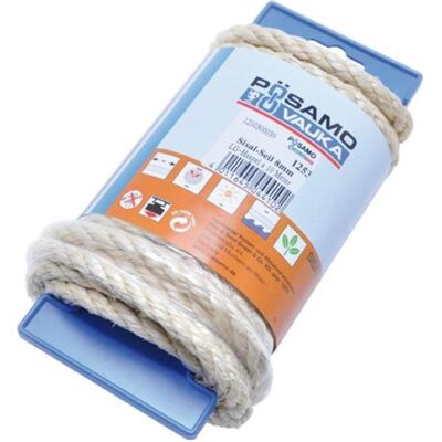 Magni, Seil, Gedr Seil, Sisal, 6 mm, Spule 20 m (20 m) Magni, Seil, Gedr Seil, Sisal, 6 mm, Spule 20 m (20 m)