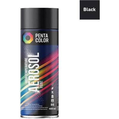 Pentacolor, Künstlerfarbe + Bastelfarbe, Paint Aeros Penta High Temp Black 400ml (400 ml) Pentacolor, Künstlerfarbe + Bastelfarbe, Paint Aeros Penta High Temp Black 400ml (400 ml)