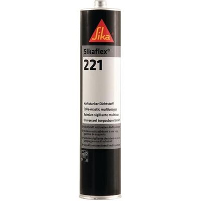 SIKA Sikaflex 221 Allzweckdichtstoff - Stahlgrau - 300ml SIKA Sikaflex 221 Allzweckdichtstoff - Stahlgrau - 300ml