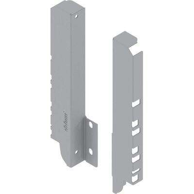 Blum, Schubladenauszüge, TANDEMBOX antaro Rückwandhalter Spüle Höhe D, grau RAL 9006 Blum, Schubladenauszüge, TANDEMBOX antaro Rückwandhalter Spüle Höhe D, grau RAL 9006