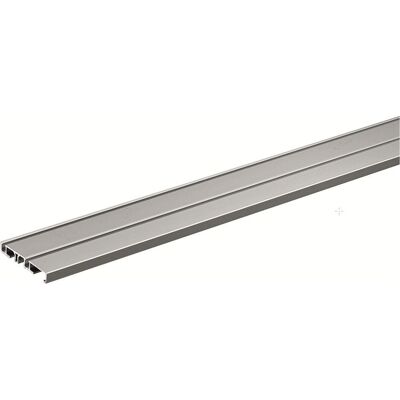 Hettich, Profil + Stange, SlideLine M 2-bahniges Laufprofil schrauben / kleben, 4000 mm silber elox. Hettich, Profil + Stange, SlideLine M 2-bahniges Laufprofil schrauben / kleben, 4000 mm silber elox.