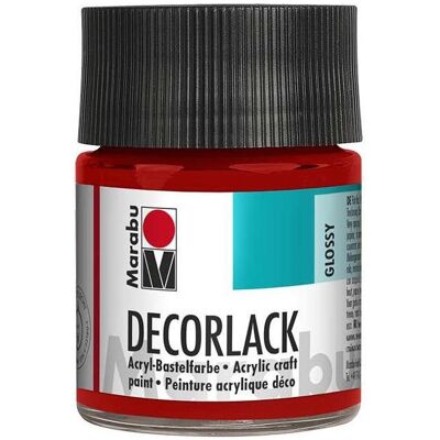 Marabu, Künstlerfarbe + Bastelfarbe, Acryllack "Decorlack", kirschrot, 50 ml, im Glas (50 ml) Marabu, Künstlerfarbe + Bastelfarbe, Acryllack "Decorlack", kirschrot, 50 ml, im Glas (50 ml)