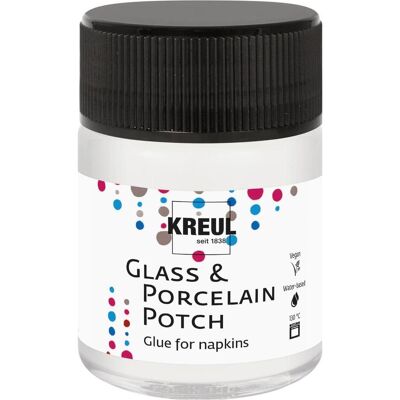Magni, Künstlerfarbe + Bastelfarbe, KREUL 49450 - Porzellan Potch, 50 ml Glas, transparenter Serviettenkleber und Lack für Gestaltungen (50 ml) Magni, Künstlerfarbe + Bastelfarbe, KREUL 49450 - Porzellan Potch, 50 ml Glas, transparenter Serviettenkleber und Lack für Gestaltungen (50 ml)