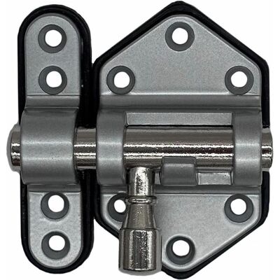 EDM, Türschloss + Schliesszylinder, Product Türverriegelung 85530 Silberfarben 40 Mm Verstärkt EDM, Türschloss + Schliesszylinder, Product Türverriegelung 85530 Silberfarben 40 Mm Verstärkt