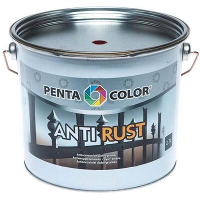 Pentacolor, Künstlerfarbe + Bastelfarbe, Anticor Paint Anti-Rust Red 2.7l (2700 ml) Pentacolor, Künstlerfarbe + Bastelfarbe, Anticor Paint Anti-Rust Red 2.7l (2700 ml)