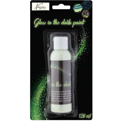 Grafix, Künstlerfarbe + Bastelfarbe, Nassau Glow-in-the-Dark Verf - 120 ml (120 ml) Grafix, Künstlerfarbe + Bastelfarbe, Nassau Glow-in-the-Dark Verf - 120 ml (120 ml)