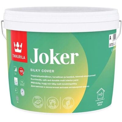 Tikkurila, Künstlerfarbe + Bastelfarbe, PAINT JOKER SILK/MAT 2,7L(C) (2700 ml) Tikkurila, Künstlerfarbe + Bastelfarbe, PAINT JOKER SILK/MAT 2,7L(C) (2700 ml)