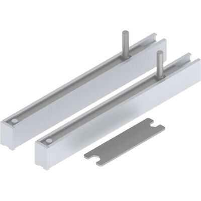 Helm, Zubehör Türbeschlag, 140 Tragprofil-Set ME minimale Einbauhöhe Aluminium Helm, Zubehör Türbeschlag, 140 Tragprofil-Set ME minimale Einbauhöhe Aluminium