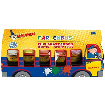 Malinos, Künstlerfarbe + Bastelfarbe, Farbenbus (25 ml) Malinos, Künstlerfarbe + Bastelfarbe, Farbenbus (25 ml)