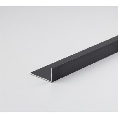 Arcansas, Profil + Stange, Diy l-angle aluminum profile matte black 1000 x 20 x 10 mm Arcansas, Profil + Stange, Diy l-angle aluminum profile matte black 1000 x 20 x 10 mm