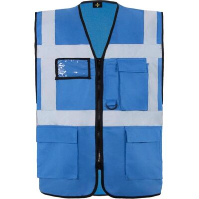 Korntex, Warnweste, Warnweste Multifunktional Hamburg Blau mit 360° Sicherheit 4XL EN ISO 17353 KXCMF (4XL) Korntex, Warnweste, Warnweste Multifunktional Hamburg Blau mit 360° Sicherheit 4XL EN ISO 17353 KXCMF (4XL)