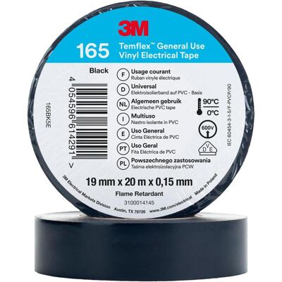 3M Klebeband, Vinyl-Isolierband (19 mm) 3M Klebeband, Vinyl-Isolierband (19 mm)