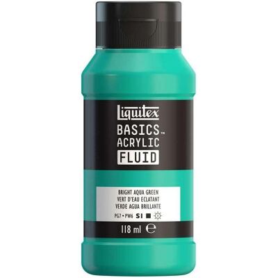 Liquitex - Basics Fluid - Bright Aqua Green - Acrylfarbe Liquitex - Basics Fluid - Bright Aqua Green - Acrylfarbe