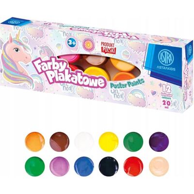 Astra Art Pap, Künstlerfarbe + Bastelfarbe, ASTRA Art-Pap Posterfarben 12 Farben 20 ml ASTRA Einhorn (20 ml) Astra Art Pap, Künstlerfarbe + Bastelfarbe, ASTRA Art-Pap Posterfarben 12 Farben 20 ml ASTRA Einhorn (20 ml)