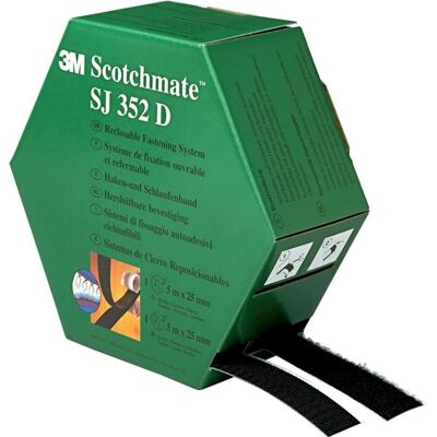 3M Klettband, Klettverschluss 25mmx5m (25.40 mm) 3M Klettband, Klettverschluss 25mmx5m (25.40 mm)