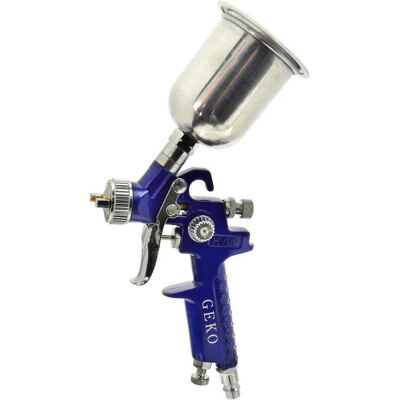 GEKO, Farbsprühsystem, Mini-HVLP-Spritzpistole, Metallbehälter 150ml max. 3bar GEKO, Farbsprühsystem, Mini-HVLP-Spritzpistole, Metallbehälter 150ml max. 3bar