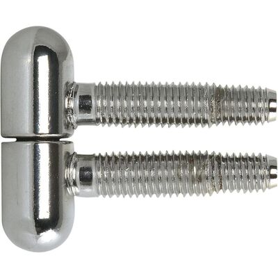 SFS, Türband, Einbohrband Türband 3-Stufengewindebolzen ø13mm mit Rundkopf Stahl verchromt SFS, Türband, Einbohrband Türband 3-Stufengewindebolzen ø13mm mit Rundkopf Stahl verchromt
