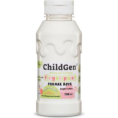 ChildGen, Künstlerfarbe + Bastelfarbe, Super abwaschbare Fingerfarbe Weiss (350 ml) ChildGen, Künstlerfarbe + Bastelfarbe, Super abwaschbare Fingerfarbe Weiss (350 ml)