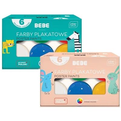 Teka, Künstlerfarbe + Bastelfarbe, Plakatfarben 6 Farben BB Kids Teka, Künstlerfarbe + Bastelfarbe, Plakatfarben 6 Farben BB Kids