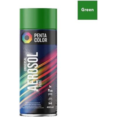Pentacolor, Künstlerfarbe + Bastelfarbe, PAINT AEROS PENTA GREEN 400ML R-6029 (400 ml) Pentacolor, Künstlerfarbe + Bastelfarbe, PAINT AEROS PENTA GREEN 400ML R-6029 (400 ml)