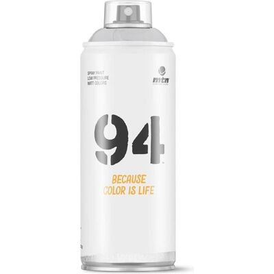 Montana, Künstlerfarbe + Bastelfarbe, PAINT AEROZ 94 R-7040 PEARL GREY 400ML (400 ml) Montana, Künstlerfarbe + Bastelfarbe, PAINT AEROZ 94 R-7040 PEARL GREY 400ML (400 ml)