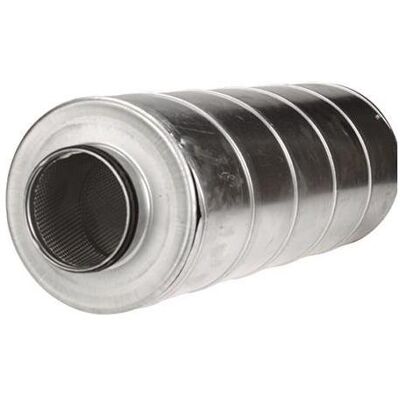 Lindab Zubehör Belüftungstechnik, Schalldämpfer SLU Ø160 x 1200 mm 50 mm Isolierung Lindab Zubehör Belüftungstechnik, Schalldämpfer SLU Ø160 x 1200 mm 50 mm Isolierung