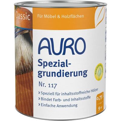 AURO Nr. 117 Transparent Holzgrundierung - Holzgrundierung AURO Nr. 117 Transparent Holzgrundierung - Holzgrundierung