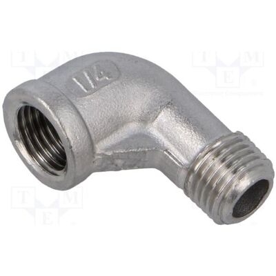 Gebo, Rohrverbindungstechnik, Verbinder: Ellenbogen 90° männlich-weiblich max.10,5bar G316 Gebo, Rohrverbindungstechnik, Verbinder: Ellenbogen 90° männlich-weiblich max.10,5bar G316