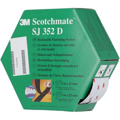 3M Klettband, Klettverschluss 25mmx5m (25.40 mm) 3M Klettband, Klettverschluss 25mmx5m (25.40 mm)