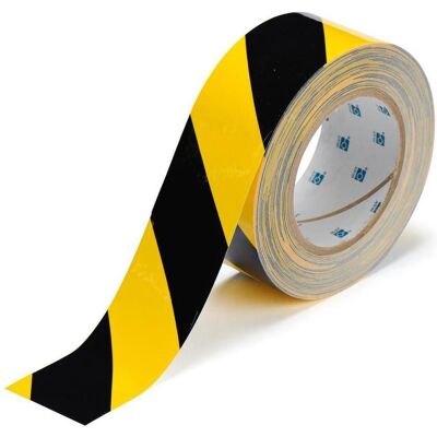 Brady, Klebeband, B-505, ToughStripe COLD, Bodenmarkierbänder, Polyester, Schwarz/Gelb, 50.80 mm x 30.48 m (50.80 mm) Brady, Klebeband, B-505, ToughStripe COLD, Bodenmarkierbänder, Polyester, Schwarz/Gelb, 50.80 mm x 30.48 m (50.80 mm)